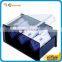 Custom 3 department acrylic name card holder