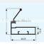 High Corrosion Resistance Aluminum Profile For Closet Door Wardrobe Door