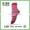 colourful wavy line jacquard colourful fluffy socks