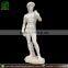 Life size marble statue of David