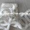 good sale circle pattern silk white polyester embroidery lace for clothing