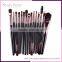 Best seller 15pcs custom logo makeup brush set professional
