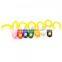 7PCS TRAINING Clickers Pet Dog Cat Horse Bird Click Obedience Clicker With Strap