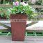 hotel use luxury pot fashion pots fiberglass plants container and flowers pots floating bonsai