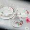 High quality household color design tableware set bone China