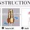 A high quality aluminum mini perfume bottle bulb atomizer