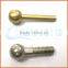 alibaba high quality yellow zinc plated ball head screw