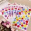 custom star adhesive washable remove paper label sticker for kids