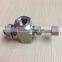 Flat spray air water atomizing nozzle