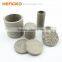 Sintered metal microporous stainless steel dust filter