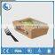 Print Kraft paper packaging take away Salad box
