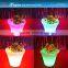 round led simple flower pot