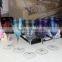 270ml colorful Wedding Wine Glass for Drink Crystal Stemware Cups for Wine