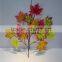 shinning artificial maple leaves fabric leaf branch