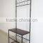 Metal Wood Entryway Bench Storage standing Hallway Umbrella Hat coat Shoe rack