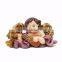 Wholesale miniature angel with golden wing angel figurines