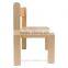 Children's Furniture Solid Beech Wood Children's Chairs child chair without Armrests Natural Varnish
