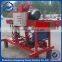 Professional portable traction type water well drilling rig with 60/73/89mm drilling pipe