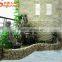 Latest design outdoor fiberglass rock waterfall pool artificial rock waterfall landscaping