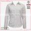 Fashion 2016 summer formal long sleeve elegant white stripe shirts for women