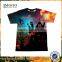 2016 Hot Selling T-shirts With Amazing Patterns Mens Custom Halloween Party Clothing Wholesale Sublimation Printing Apparel