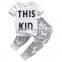 Unisex children s cotton t shirt Custom Baby Clothes T-shirt Tops and Pants Kids clothing Wholesale