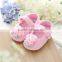 newborn baby clothing pink gery toddler shoes flowers fashion baby girl shoes