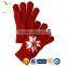 Buy Red Pure Cashmere Gloves