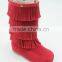 Wholesale Toddler Girls Italian Leather Moccasins Shoes Boot