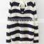 EY0859S Women Stripe Knitted Pullover Sweater