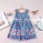 New style polka dots wholesale no sleeve girls one piece dress simple