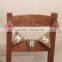MR & MRS Hessian Mini Chair Bunting - Rustic Vintage Wedding Banner Burlap