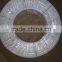 Plastic coated nose wire for disposable face mask