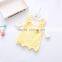1-4 years girl autumn dress cotton red long sleeve ruffle collar belt dress for kids MHKS05
