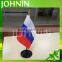 2018 Promotional Office Decorative Custom Russia Table Flag