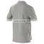 China Factory OEM Grey color 100% Cotton uniform polo shirt