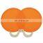 Nylon Foldable Frisbee Fan With Handle Portable Hand Fan