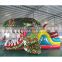Excellent quality kids indoor slide / light dinosaur inflatable slide dry slide for kids play