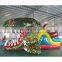 Excellent quality kids indoor slide / light dinosaur inflatable slide dry slide for kids play