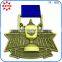 Factory price ribbon hanging medal gold dealer