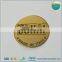 Custom Gold Metal Label Electroforming Label Sticker Label For Furniture Metal Logo Stickers