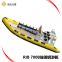 RIB700 boat 7meters passenger rib boat dive boat for sale