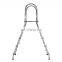 Double Side Cheap Wide Swimming Pool 304 Stainless Step Ladder For Pool