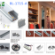 high quality recessed aluminium led strip mounting profiles