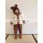 6082/Hot selling little girl's corduroy ruffle slacks kids warm winter casual pants for girls