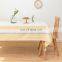 China custom rectangle strip table cover  dining room polyester tablecloth for home decora