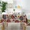 Rectangle Table Cover Medallion&Native American Pattern Tablecloth Cotton Linen Table Cloth