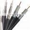 Great flexibility heat resistance micro 75 ohm leaky rf coaxial cable rg59