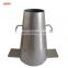 Stainless steel concrete slump cone tester/ Unseamed Stoving Varnish Concrete Slump Cone