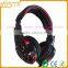 Stereo popular communicative super bass mega earcups professional gaming headphone